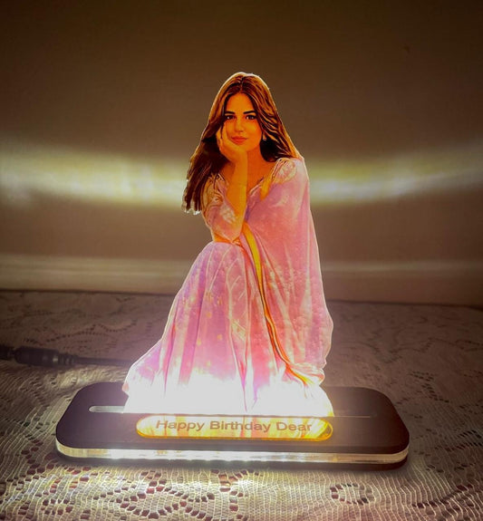 Acrylic Caricature photo lamp